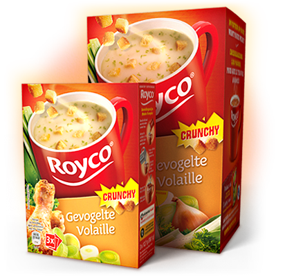 Royco Minute Soupe Poulet Crunchy 20 pcs