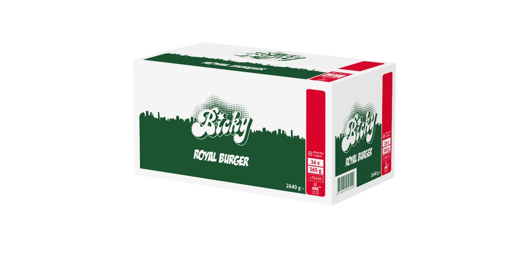 Bicky Burger Royal (13 + 3) x 165 gr