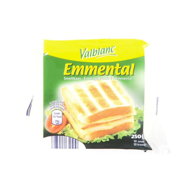 Kaas Sneetjes Emmental 10 x 25 gr