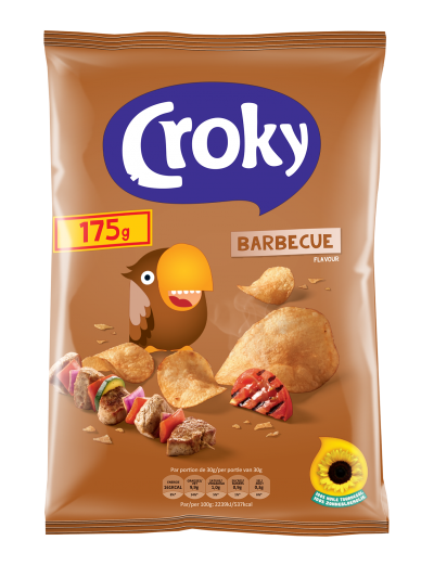 Chips Barbecue Croky 12 x 100 gr