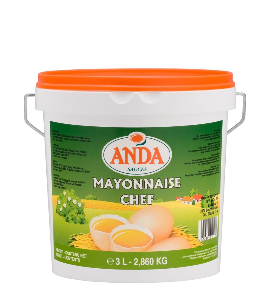 Mayonaise Chef Anda Emmertje 2,86 kg