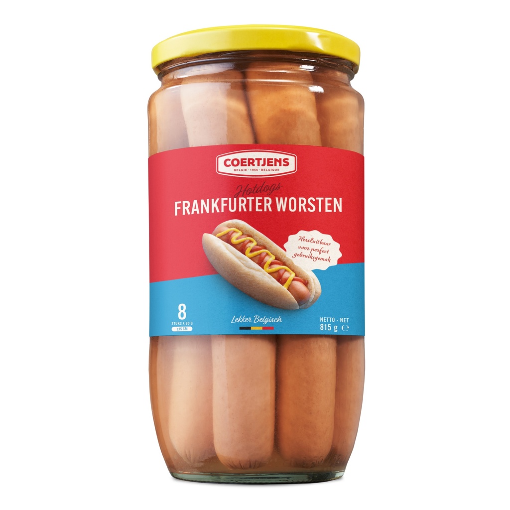 Frankfurterworst Coertjens Glas 6 x 80 gr