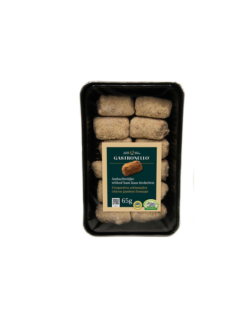 Kroket Witloof/Ham/Kaas Gastronello 12 X 65 gr