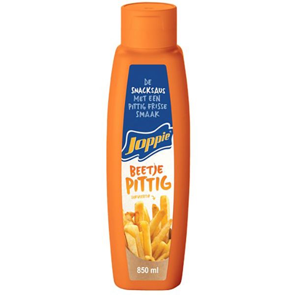 Joppie Saus  Pittig  Elite Tube 850 ml