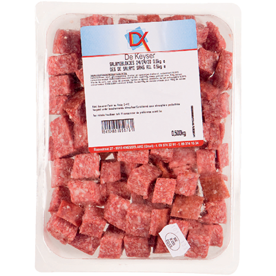 Salami Blokjes Traiteur Pierrot 500 gr