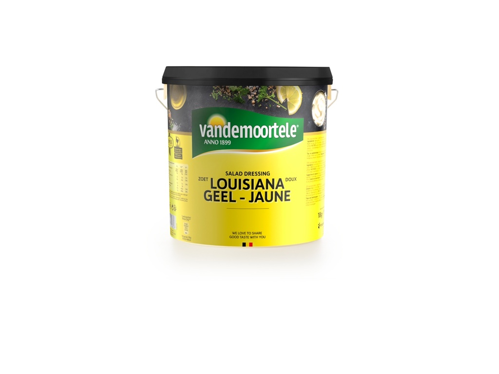 Mayonaise Dressing Louisiana Jaune Vandemoortele 10 L