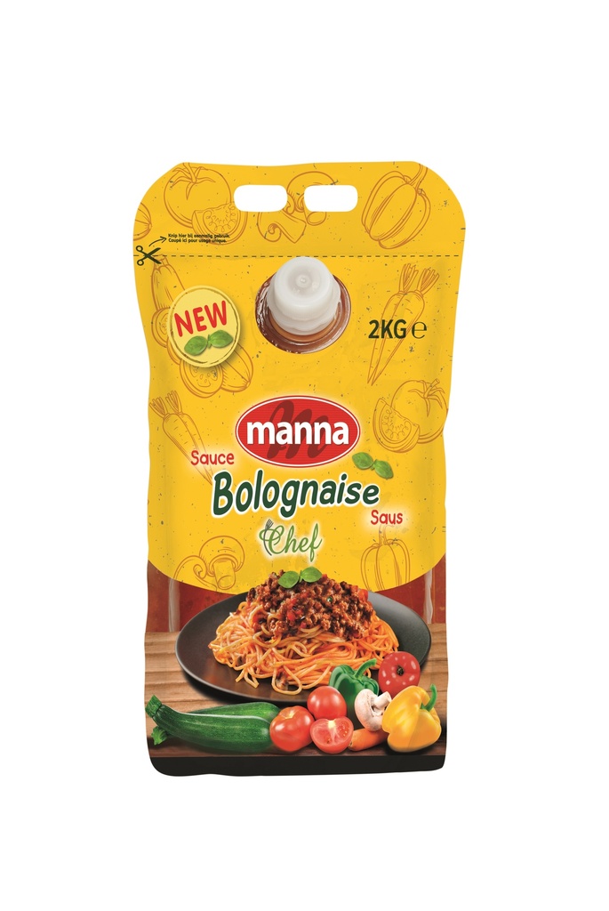 Bolognaise Saus Chef Manna Pouch 2 kg