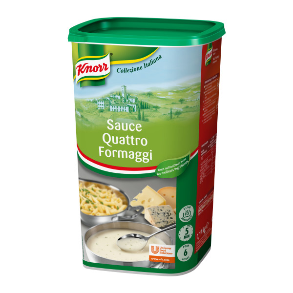 4-Kazen Saus (Quattro Formaggi) Knorr Pot 1,17 kg