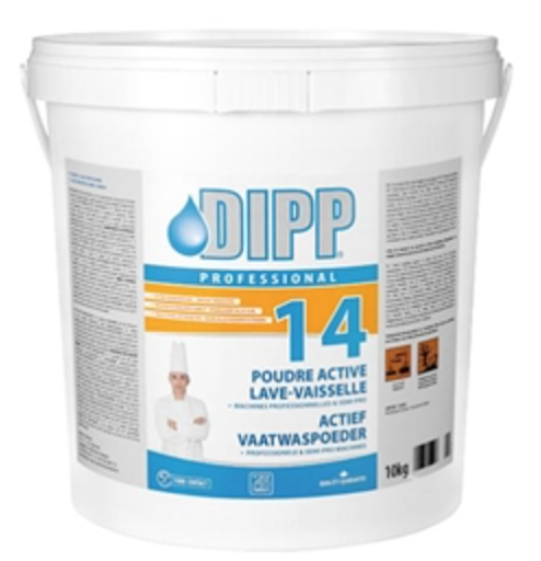 Vaatwaspoeder Actief Dipp (14) Emmer 10 kg