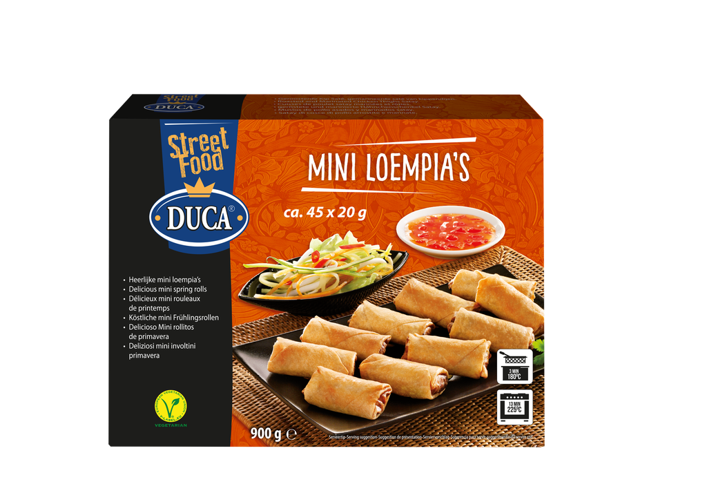 Mini Loempia Vegetarisch Duca 45 x 20 gr