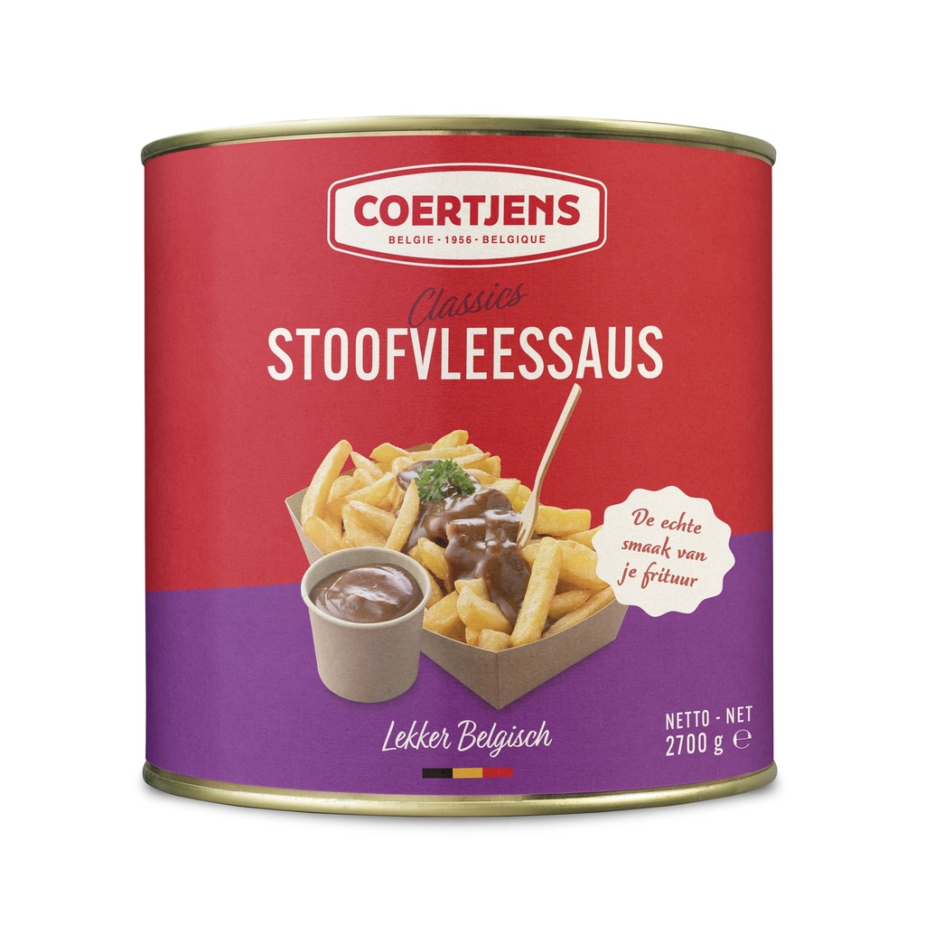 Stoofvlees Saus Coertjens Blik 2,7 kg