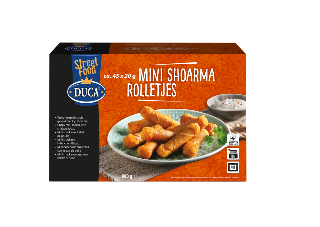 Mini Shoarmarolletjes Duca 45 x 20 gr