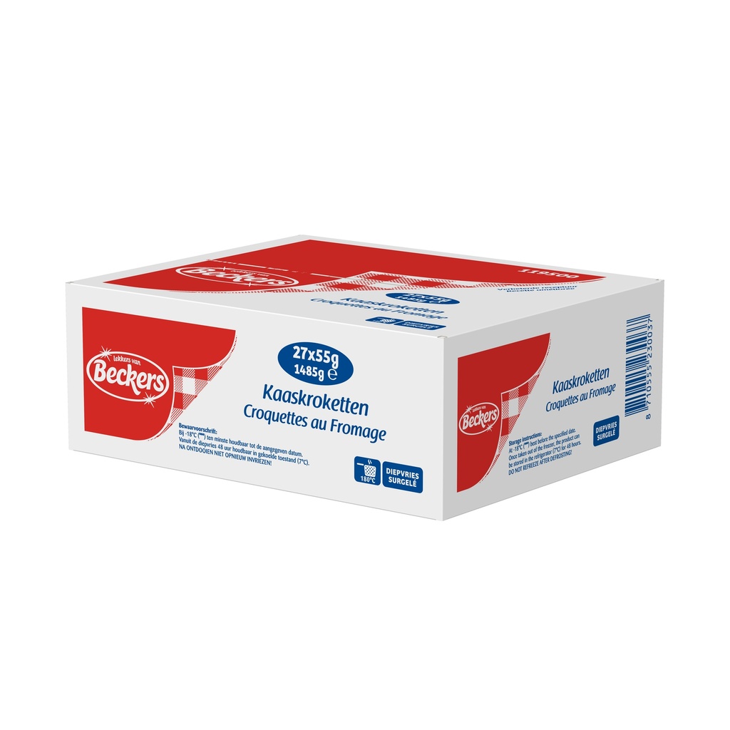 Croquette Fromage Beckers 27 x 55 gr