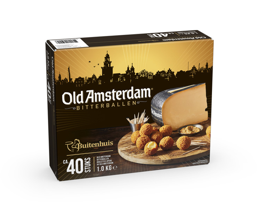 Bitterbal Kaas Old Amsterdam Buitenhuis 40 x 25 gr