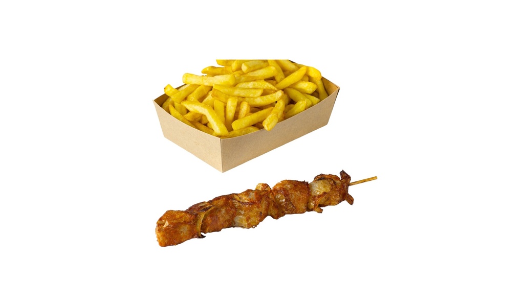 Brochette Met Ajuin Grote Snit Ovi 5 x 5 x 130 gr