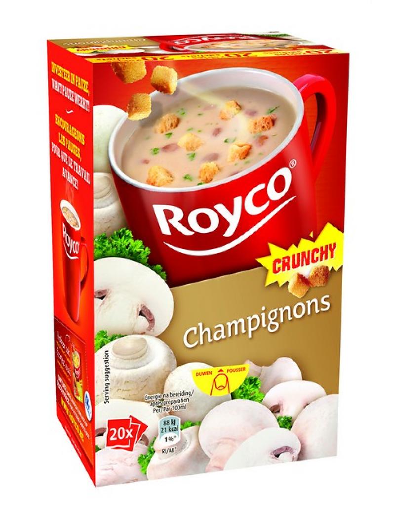 Royco Minute Soup Champignon Crunchy 20 st