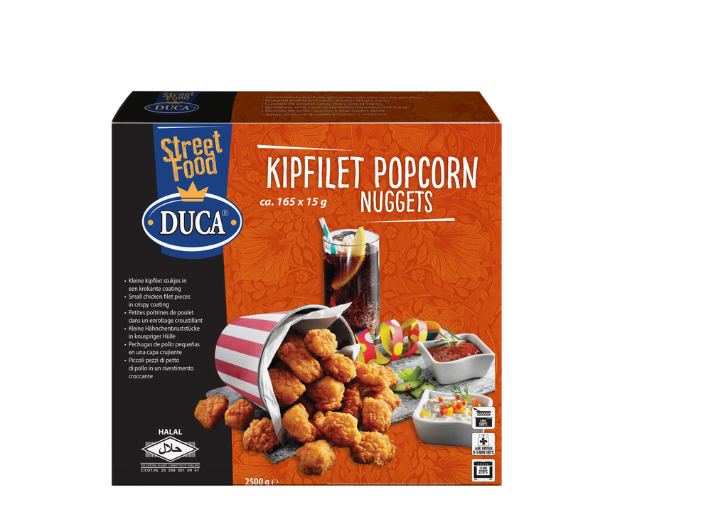 Chicken Popcorn Nuggets Duca 2,5 kg