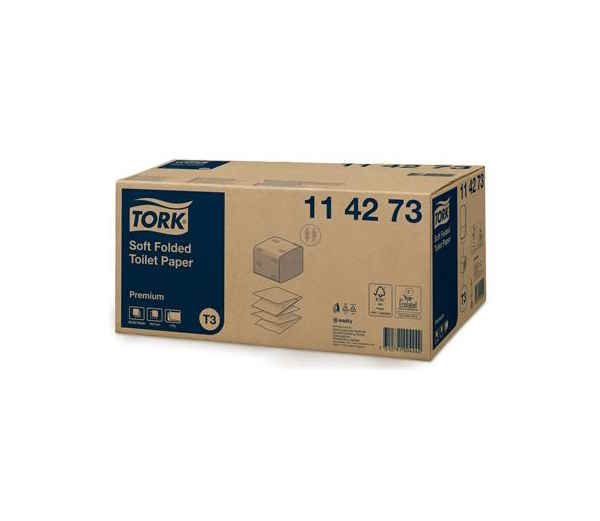 Tork Toilet Paper Folded Soft 2 Couches - 114273 - T3