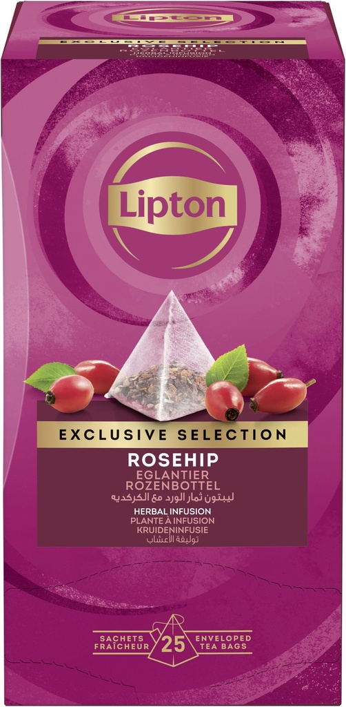 Lipton Thee Rozebottel Feel Good Selection (25 st)