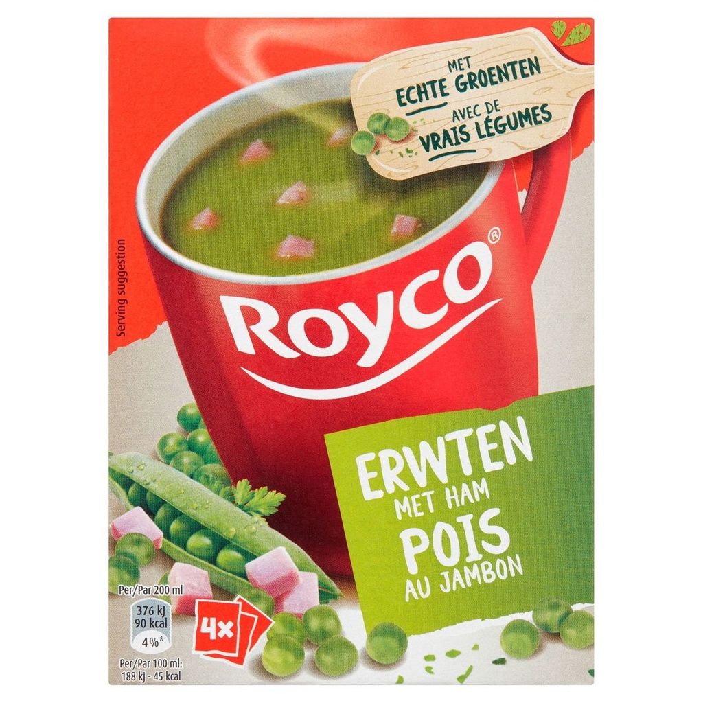 Royco Minute Soup Erwten Met Ham 20 st