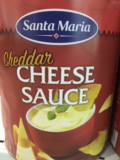 [7705] Cheddar Cheese Sauce Santa Maria 3 L