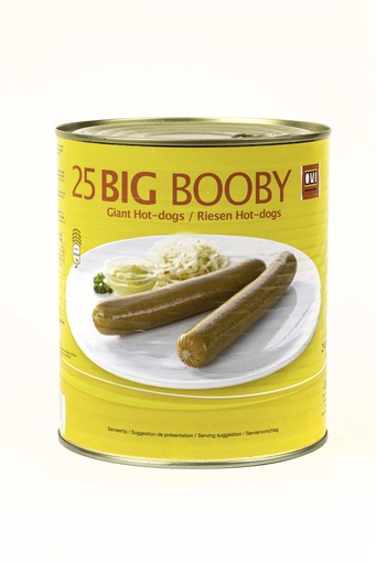 [1234] Hot Dog Big Booby Ovi 25 x 80 gr