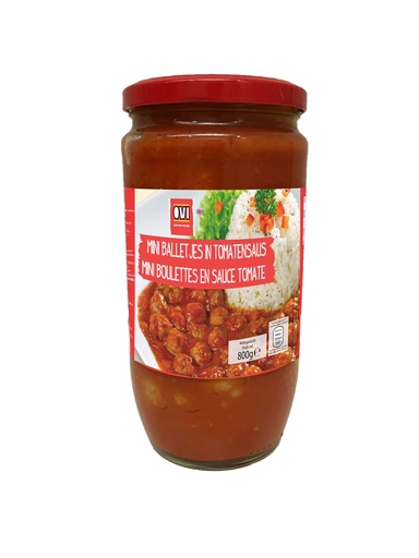 [1255] Boulettes sauce tomate Ovi Bocale 800 gr