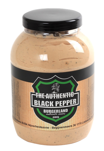 [7012] Black Pepper Saus Burgerland Pet 3 L