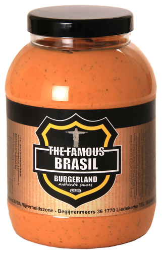 [7010] The Famous Brasil Saus Burgerland Pet 3 L