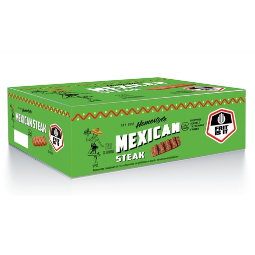 [1256] Steak Mexicain Halal B-Six 20 x 140 gr