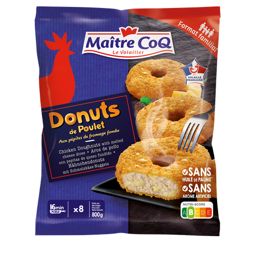 [W0709] Donut de poulet au fromage Maitre Coq 8 x 100 gr