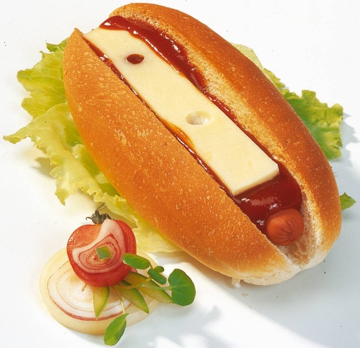 [3339] Hot Dog XL Met Kaas Noyez 10 x 120 gr