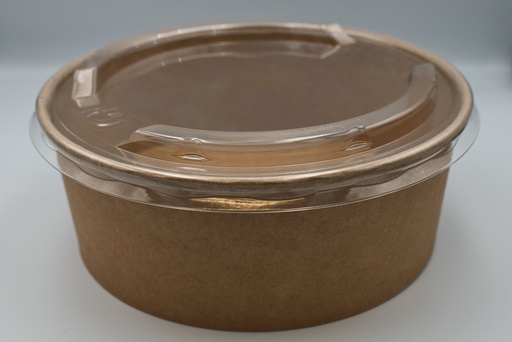 [14042] Salad Bowl Kraft 1300 ml 50 st