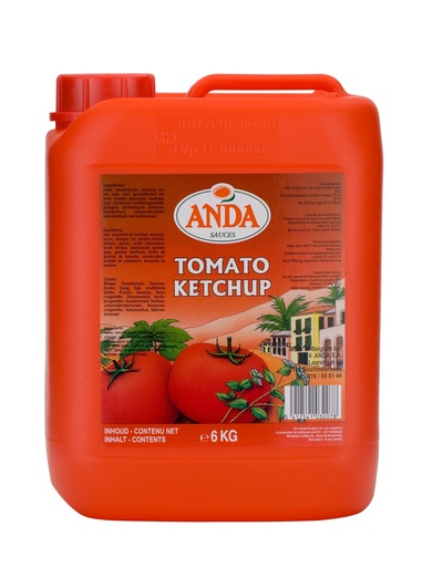 [6984] Tomaten Ketchup - Bidon - Anda 6 L