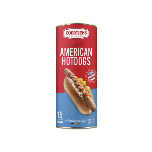 [3115] Hot Dog Americain Coertjens 15 x 80 gr