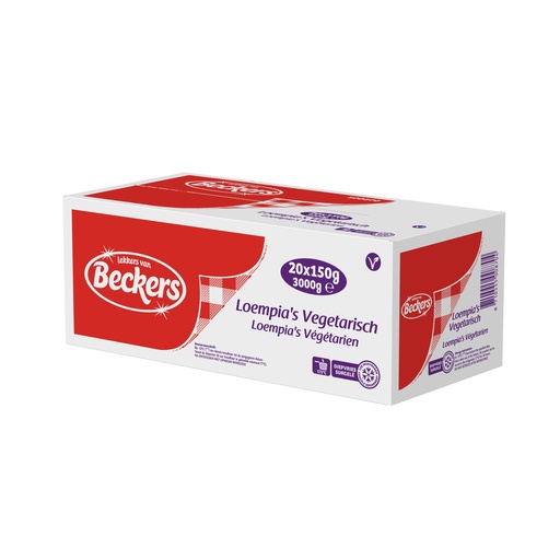 [0039] Loempia Vegetarisch Beckers 20 x 150 gr