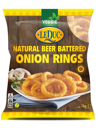 [W3381] Beer Battered Onion Rings Duca Food 1 kg