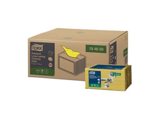 [14816] Tork Long Lasting Jaune - W8 - 8 x 40 pcs - 194650