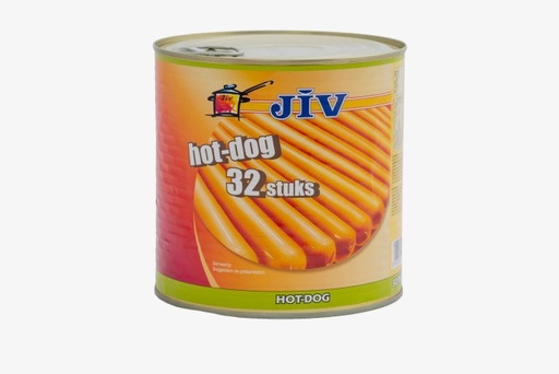 [3013] Hot Dog Blik Jiv 32 x 50 gr