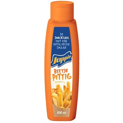 [3052] Joppie Saus  Pittig  Elite Tube 850 ml