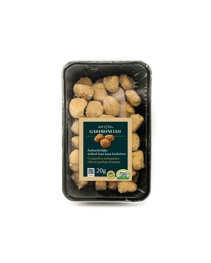 [0923] Kroket Witloof/Ham/Kaas Gastronello 60 x 20 gr