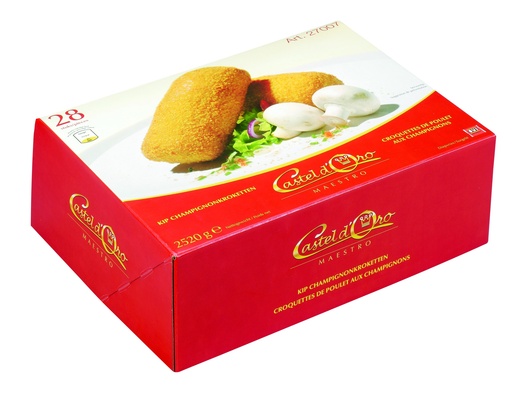 [1288] Croquette Poulet/Champignon Maestro Castel D'Oro 28 x 90 gr