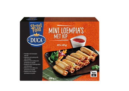 [w3425] Mini Loempia Kip Duca 45 x 20 gr