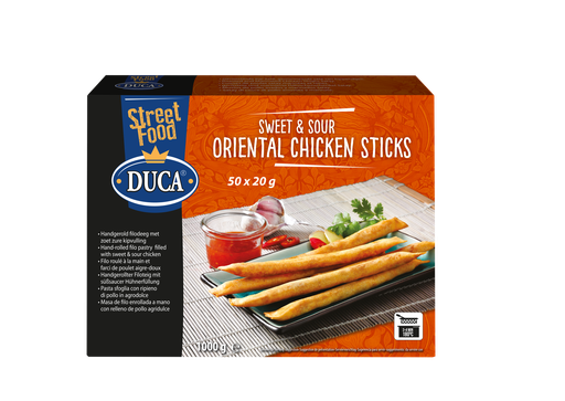 [W3397] Oriental Chicken Sticks Duca 50 x 20 gr