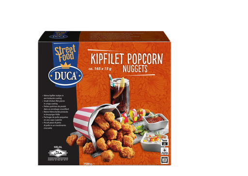 [W3370] Chicken Popcorn Nuggets Duca 2,5 kg