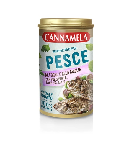 [100990] Assaisonnement pour poisson grillé ou cuit au four Cannamella 90 gr