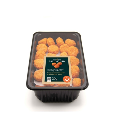 [0909] Scampi Red Curry Kroket Gastronello 60 x 20 gr