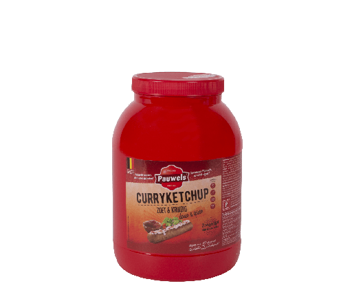 [6120] Curry Ketchup  Pauwels Pet 3 L