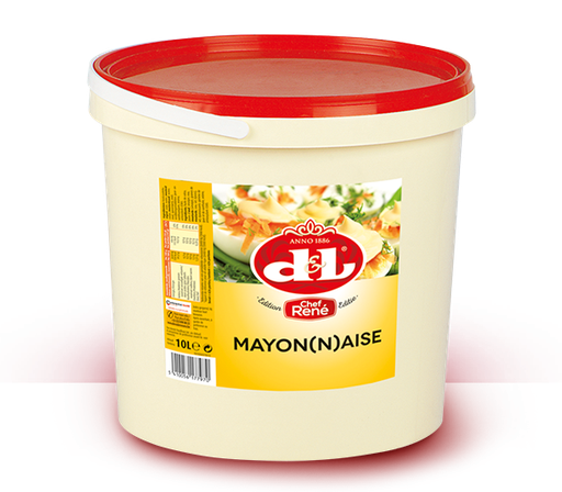 [5627] Mayonaise Chef René Devos Lemmens 9 + 1 L 